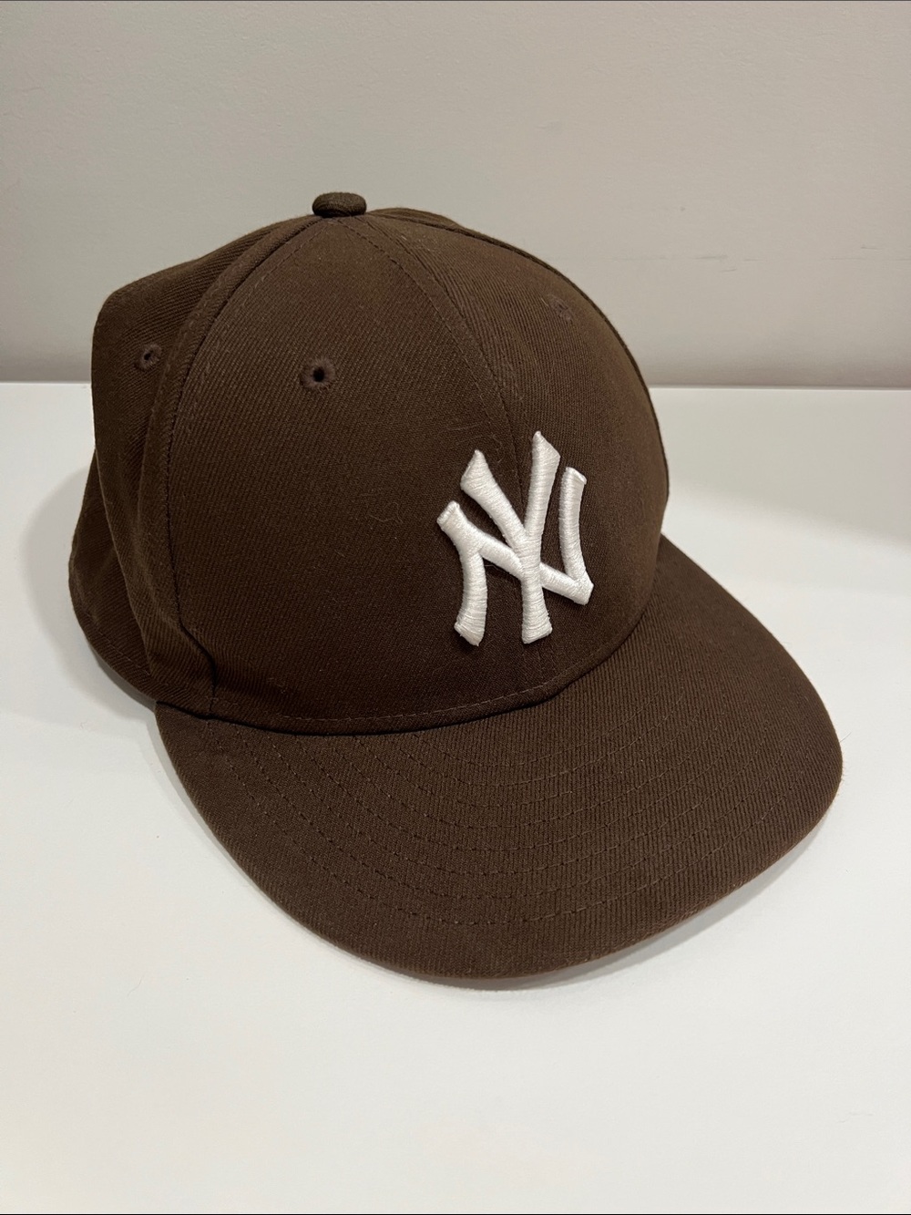 New Era Brown New York Yankees Cap with White Logo